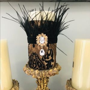 Candle Wrap, candle decor, table top decor, decor